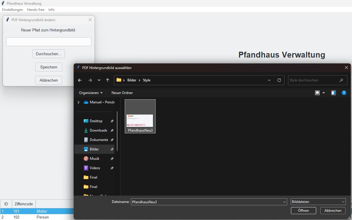 Pfandhaus Software Screenshot 8