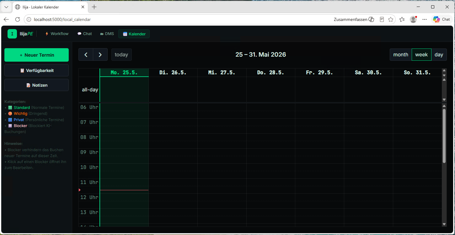 Kalender Wochenansicht